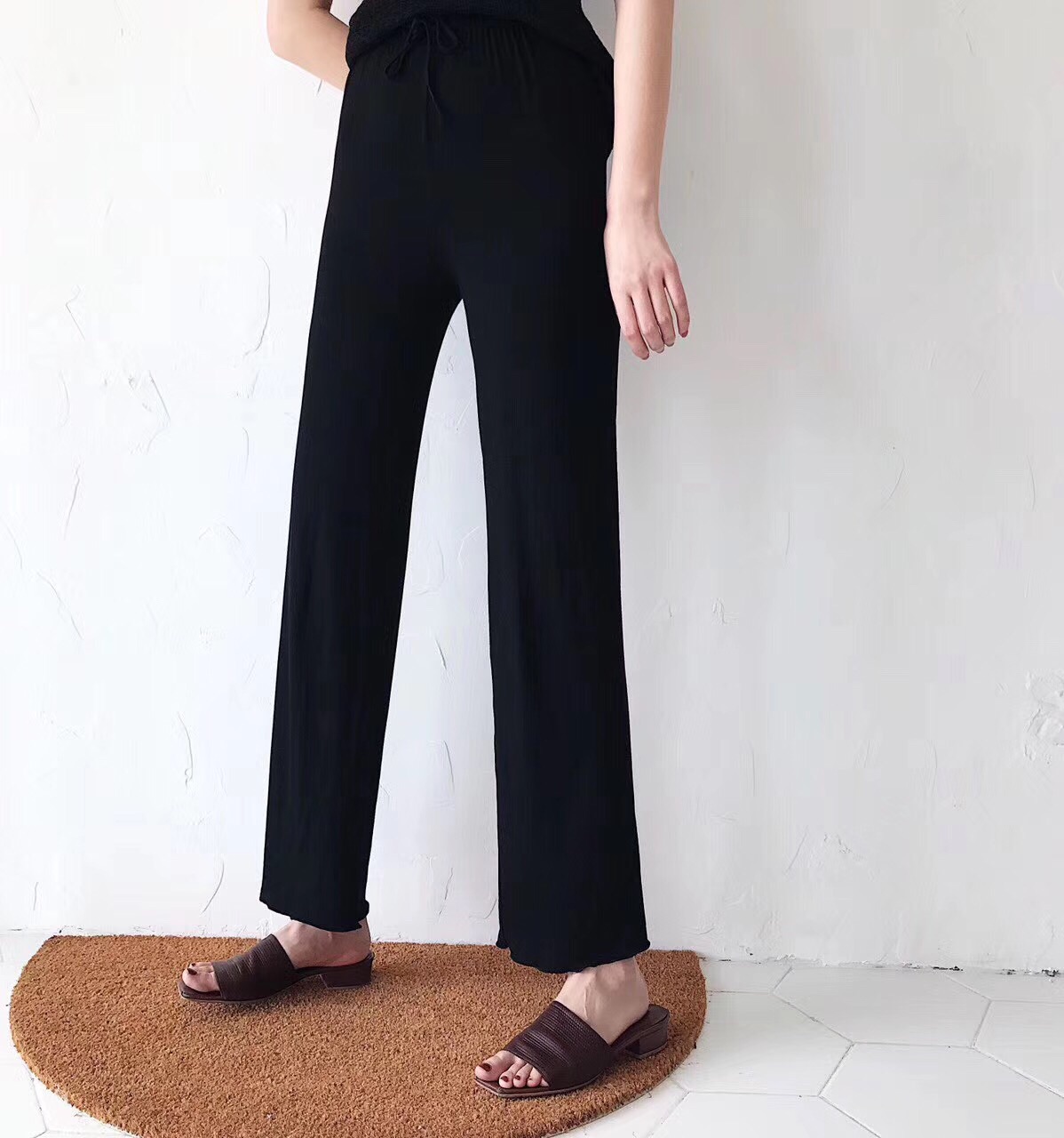 chic±¡¿îĪ´ú¶ûÀ«ÍÈ¿ãÅ®Ïļ¾ÎÂÈá¸ßÑüϵ´ø°Ù´î´¹¸ÐֱͲÐÝÏг¤¿ãºÚ