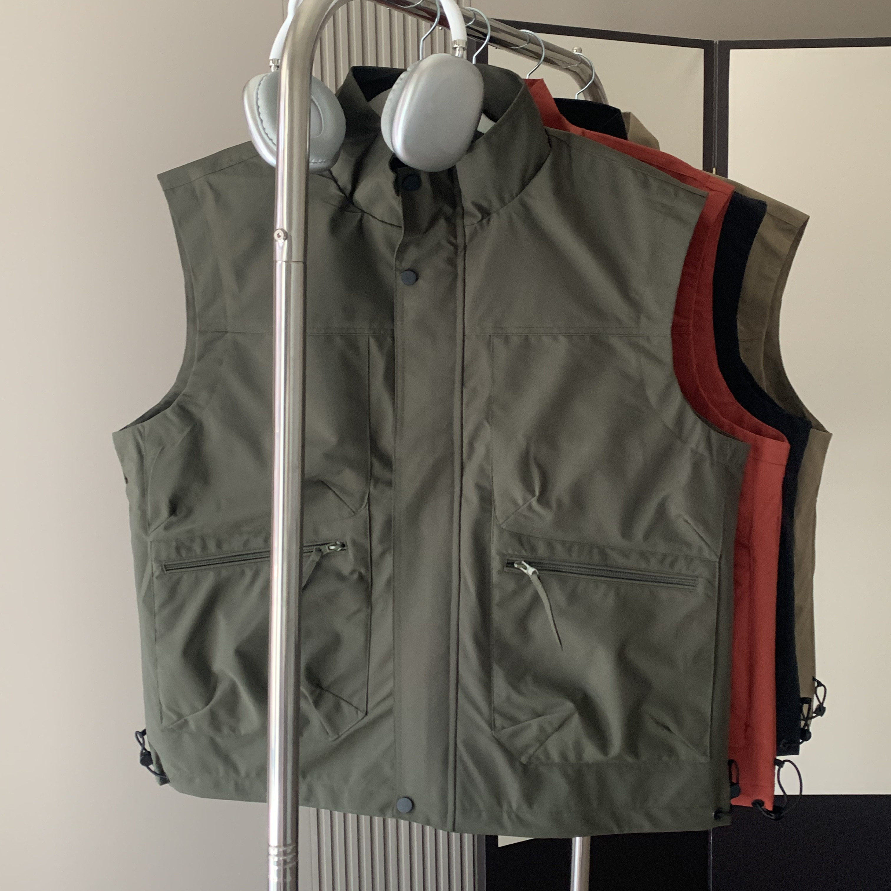 户外防水防撕裂机能风春季男士立领工装马甲背心坎肩外套钓鱼马夹,男装,常规马甲,淘宝优惠券,粉丝福利购,淘宝优惠卷