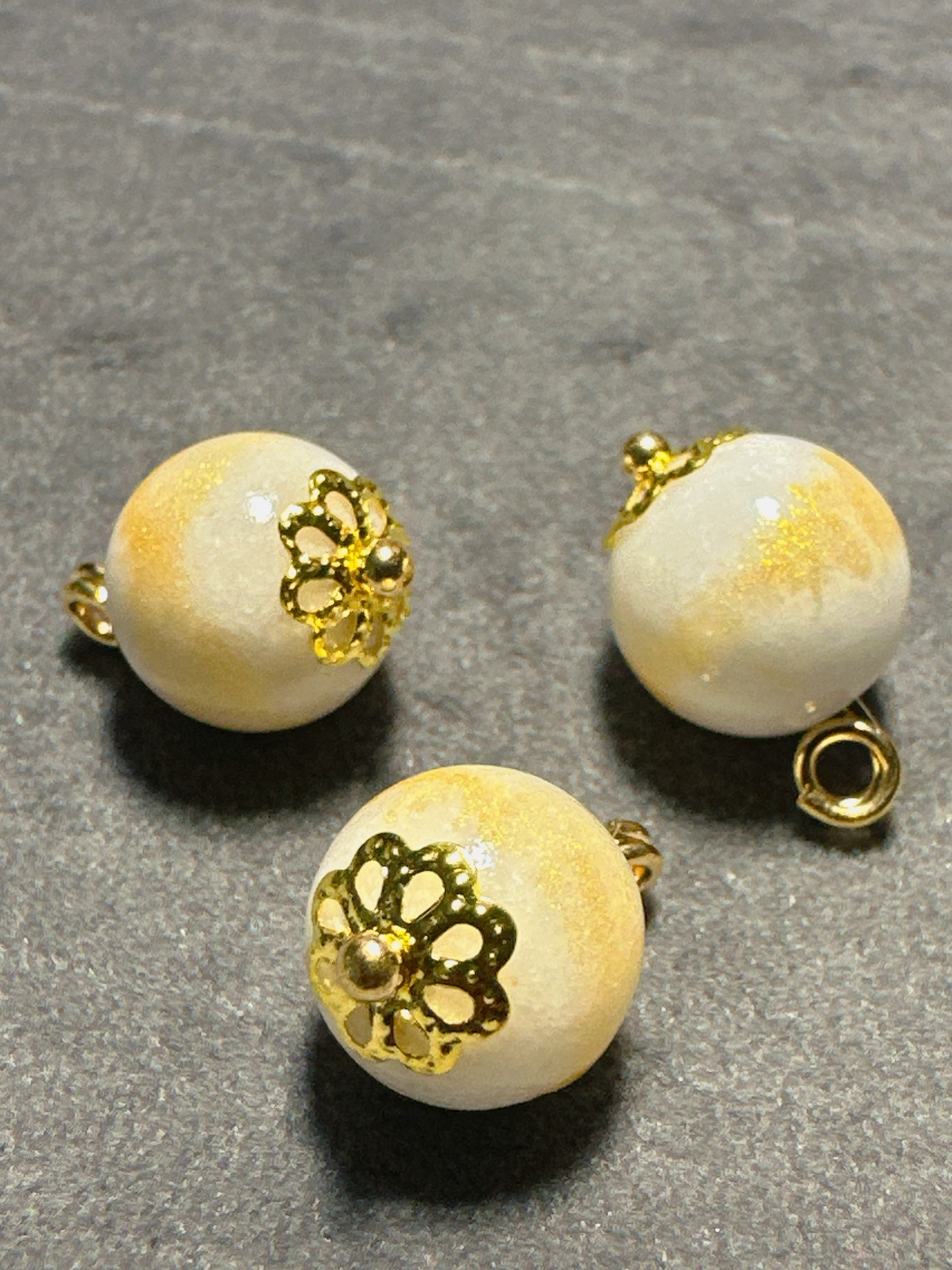 XITI10mm新中式国风黄白色圆珠扣旗袍服装辅料,居家布艺,纽扣,淘宝优惠券,粉丝福利购,淘宝优惠卷