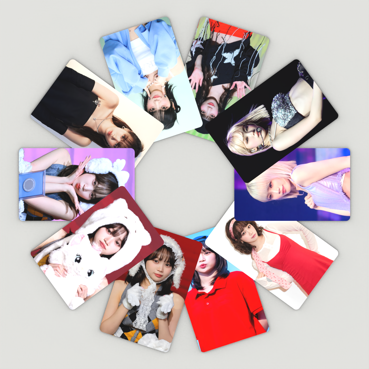 金采源小卡双面高清加硬韩国LE SSERAFIM组合Kim ChaeWon收藏卡片