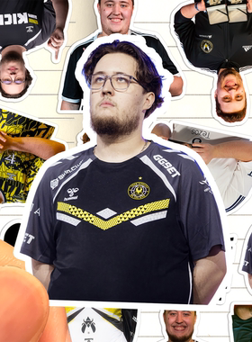 ZYWOO贴纸高清防水法国职业电竞选手Mathieu Herbaut收藏粘贴画