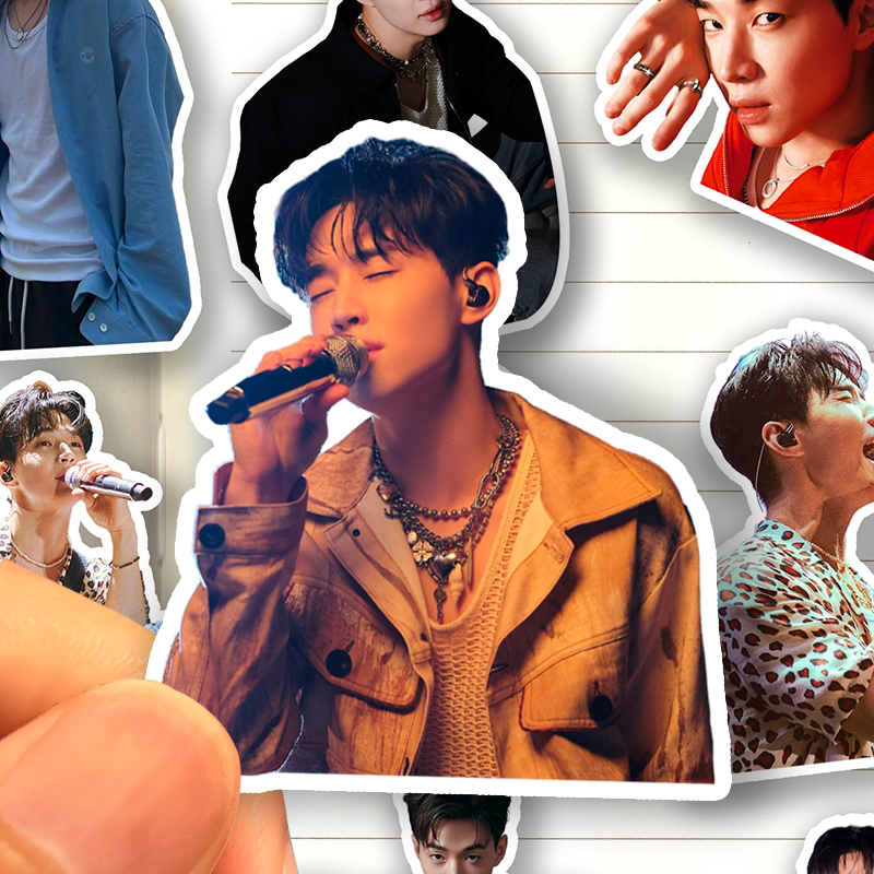 2023新款刘宪华贴纸高清防水高人气歌手HenryLau应援装饰