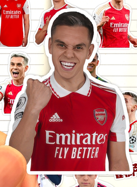 莱安德罗特罗萨德贴纸高清防水阿森纳球员Leandro Trossard戳萨贴