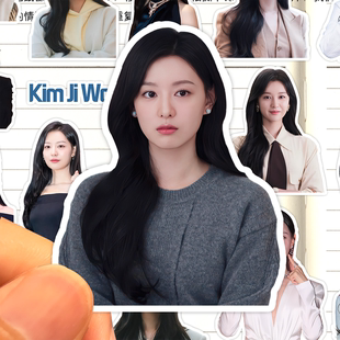 金智媛贴纸高清防水韩国女演员Kim Ji Won太阳的后裔收藏装饰贴画