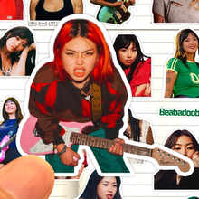 比巴杜比贴纸高清防水英国创作歌手beabadoobee收藏装饰粘贴画