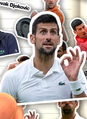 诺瓦克德约科维奇贴纸高清防水网球运动员Novak Djokovic装饰贴画