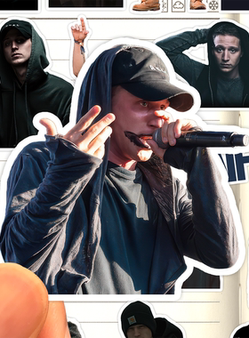 NF贴纸高清防水美国说唱歌手Nathan John Feuerstein收藏装饰贴画