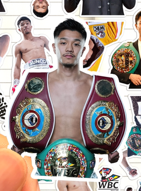 中谷润人贴纸高清防水日本WBC拳击运动员Junto Nakatani收藏贴画