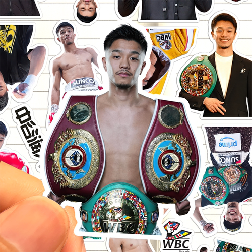 中谷润人贴纸高清防水日本WBC拳击运动员Junto Nakatani收藏贴画