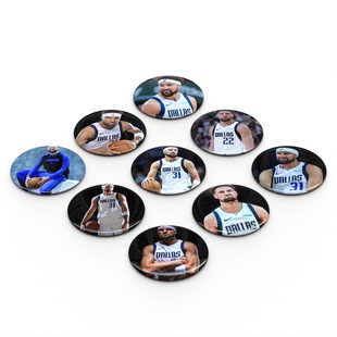 克莱汤普森高清徽章吧唧独行侠队蓝球球星Klay Thompson收藏谷子