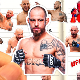 吉恩席尔瓦贴纸高清防水UFC综合格斗运动员Jean Silva收藏粘贴画