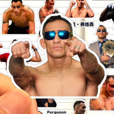 托尼弗格森贴纸高清防水UFC轻量格斗运动员Tony Ferguson夜魔贴画