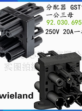 GST18i3V分配器 一公三母92.030.6953.1 威琅3P1 B V SW 250V 20A