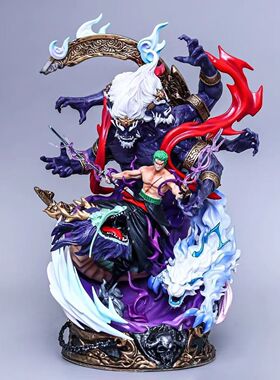 海贼王LX索隆地狱之王阎魔索隆手办模型雕像男生礼物潮玩摆件造型