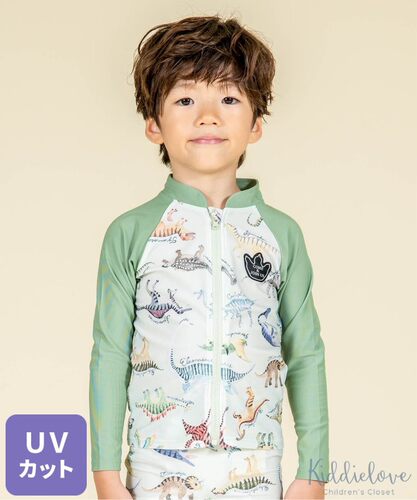 防uv分体长袖拉链泳衣游泳裤