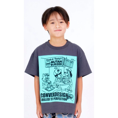 Kiddielove 日本代购 童装 CONVEX 纯棉可爱图案印花个性短袖T恤