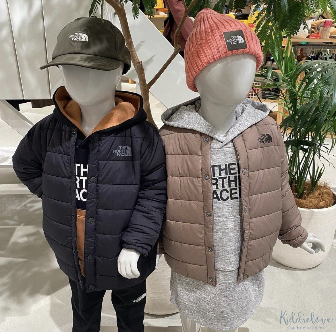 部分现货 日本 童装 THE NORTH FACE 北脸中夹棉防泼水棉袄夹克