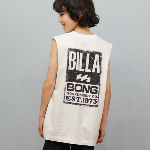 Kiddielove 日本代购 童装 BILLABONG接触冷感后印花宽松无袖背心