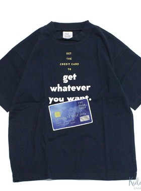 国内现货 日本代购 童装 THE PARK SHOP 纯棉卡片口袋有趣短袖T