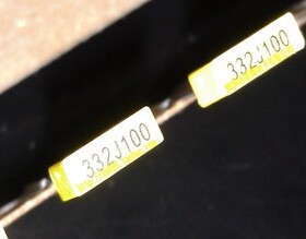 校正薄膜电容 332 100V 3.3nF 0.0033UF 332J100 100个22元