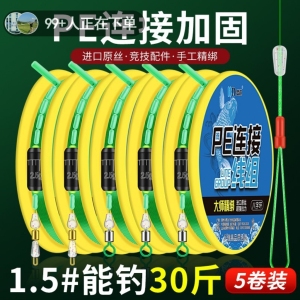 pe加固线组钓鱼线套装全套正品绑好成品台钓进口主线渔具用品大全
