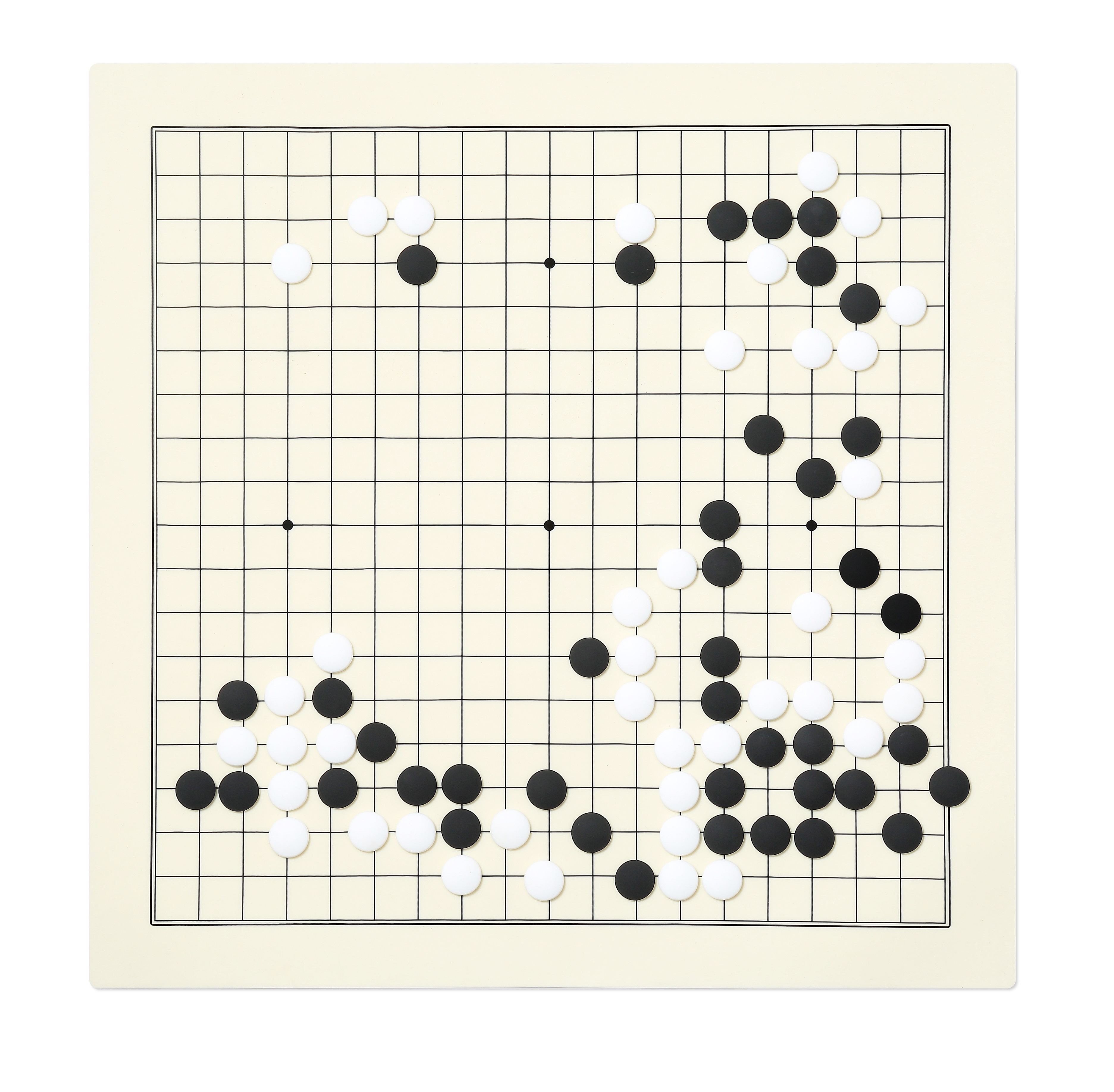 围棋五子棋单面硅胶材质防水防滑便携式折叠软布盘学生初学者