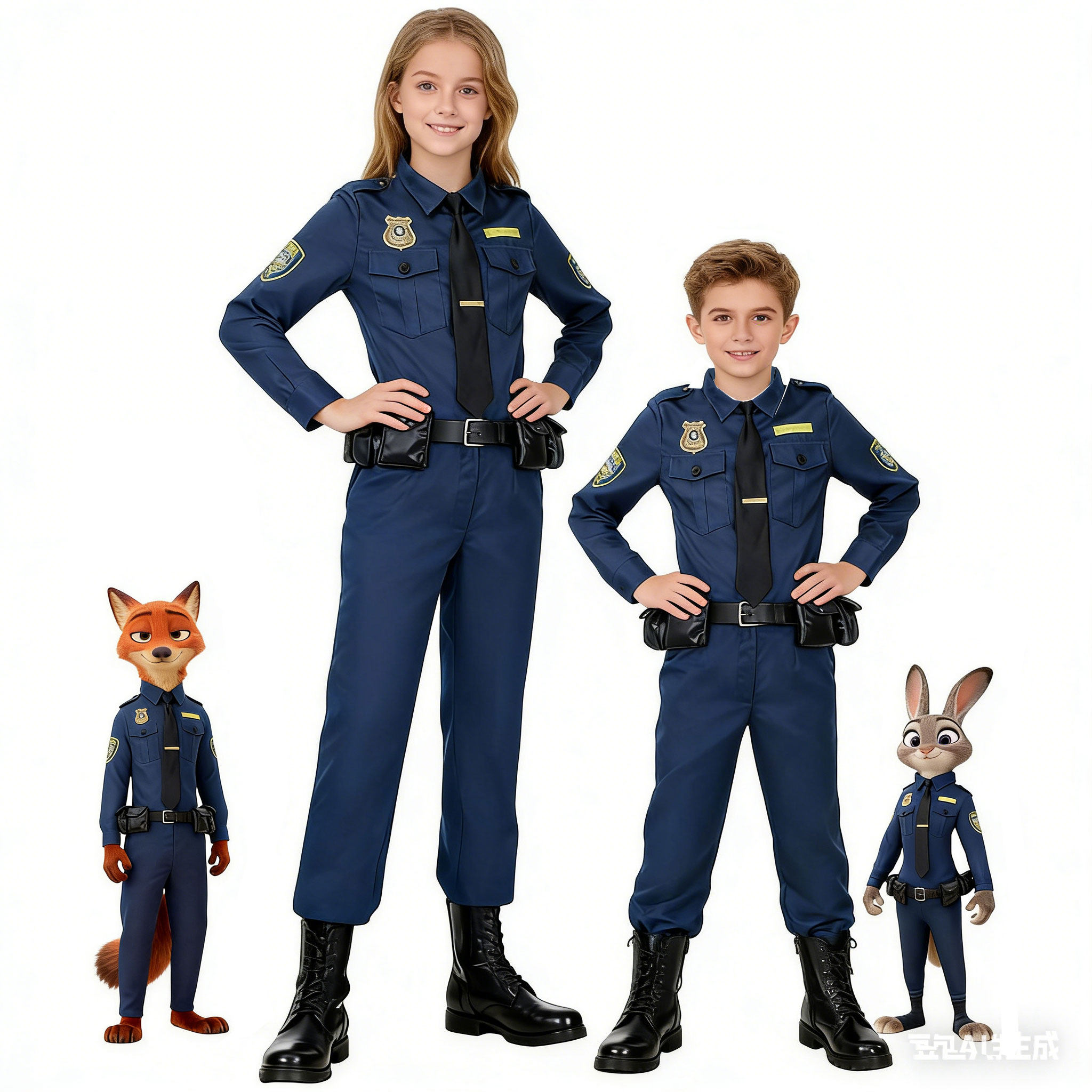 疯狂动物城2同款兔子朱迪警官服