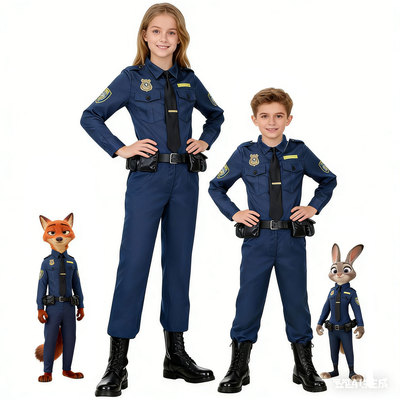疯狂动物城2同款兔子朱迪警官服