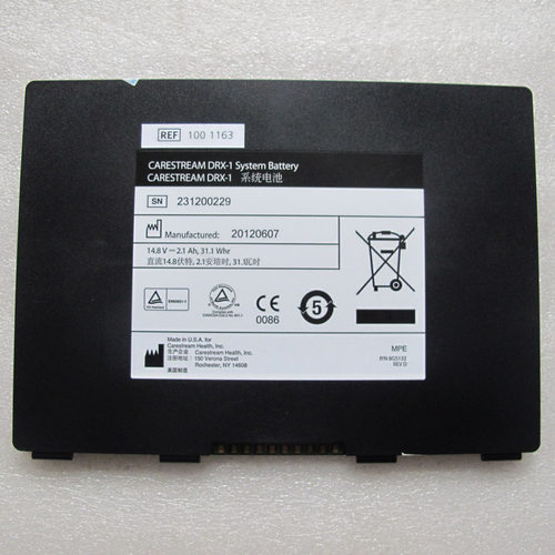 维修柯达DR锐珂DR摩卡电池CARESTREAM drx-1系统电池14.8v2.1Ah