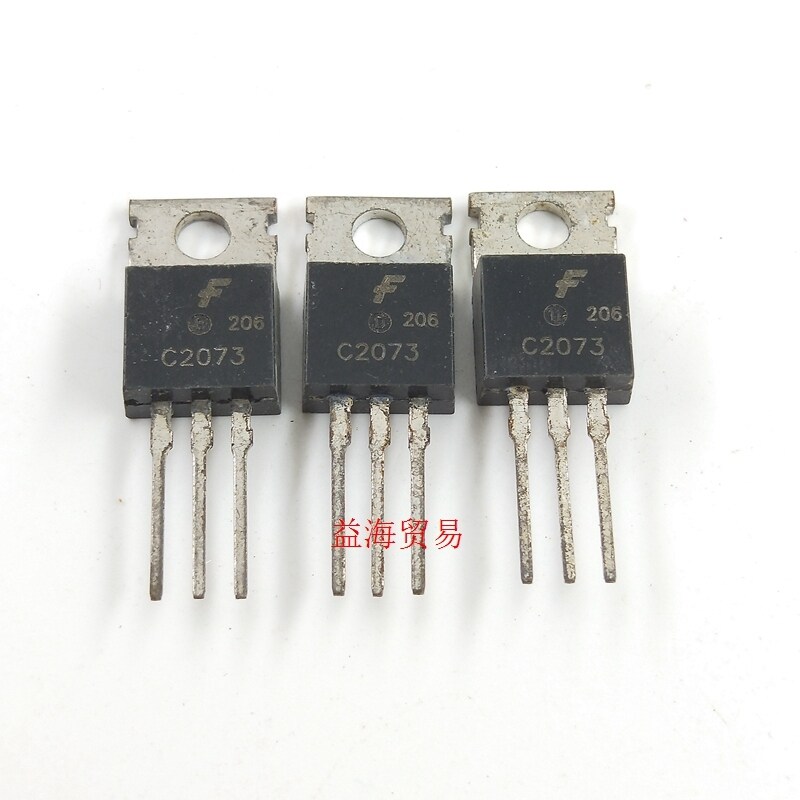 c2073 音频常用管 三极管 2sc2073 原字原脚老版本老年份实图拍摄