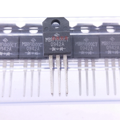 全新原装 MBRF10100C 直插TO-220F 塑封 肖特基整流管 10A100V