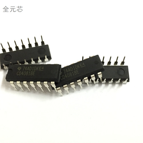 10个 CD4081BE 芯片 直插十四脚 DIP-14  四2输入端与门 IC集成电