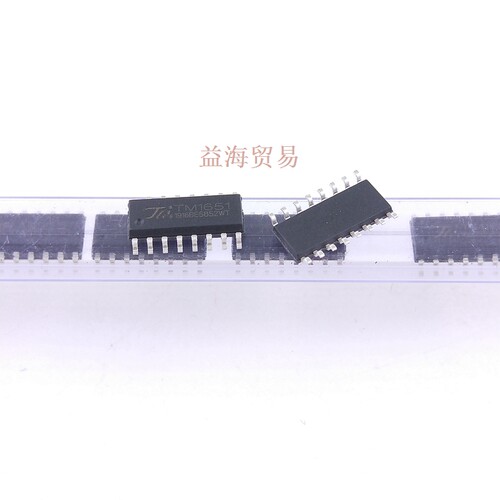 TM1651 全新原装 贴片SOP16 4X7段7Key LED数码管 面板驱动IC芯片