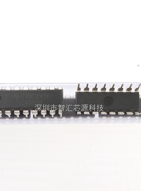 10个 CD4060BE 芯片 14级二进制串行计数 DIP16直插 IC集成电路 C