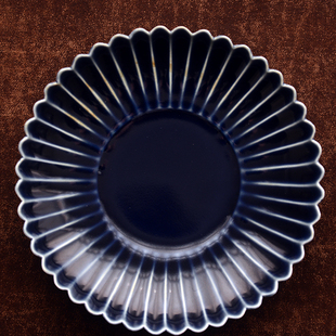 谈得来景德镇高温颜色釉菊瓣壶承陶瓷茶盘传统样式茶席搭配包邮