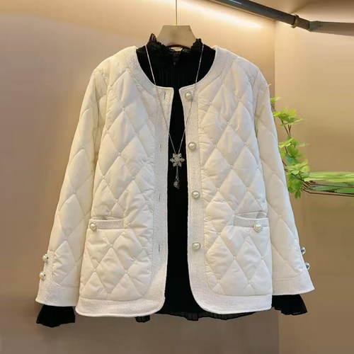 小香风轻奢洋气显瘦棉服外套打底