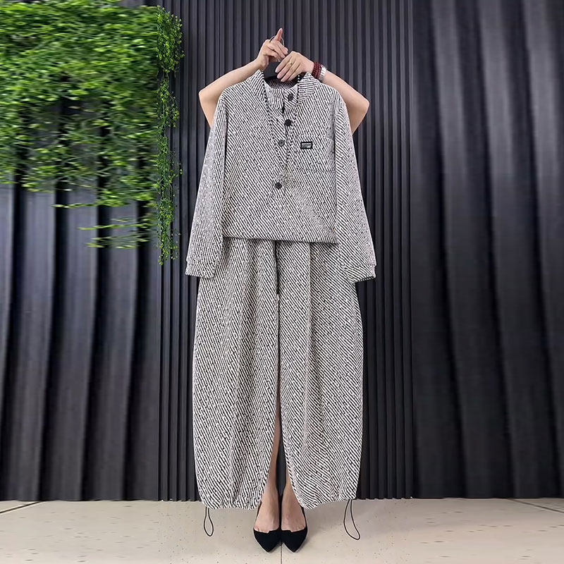 2026春季新款大码女装胖mm韩版时尚简约上衣弯刀阔腿裤休闲两件套,女装/女士精品,大码套装,淘宝优惠券,粉丝福利购,淘宝优惠卷