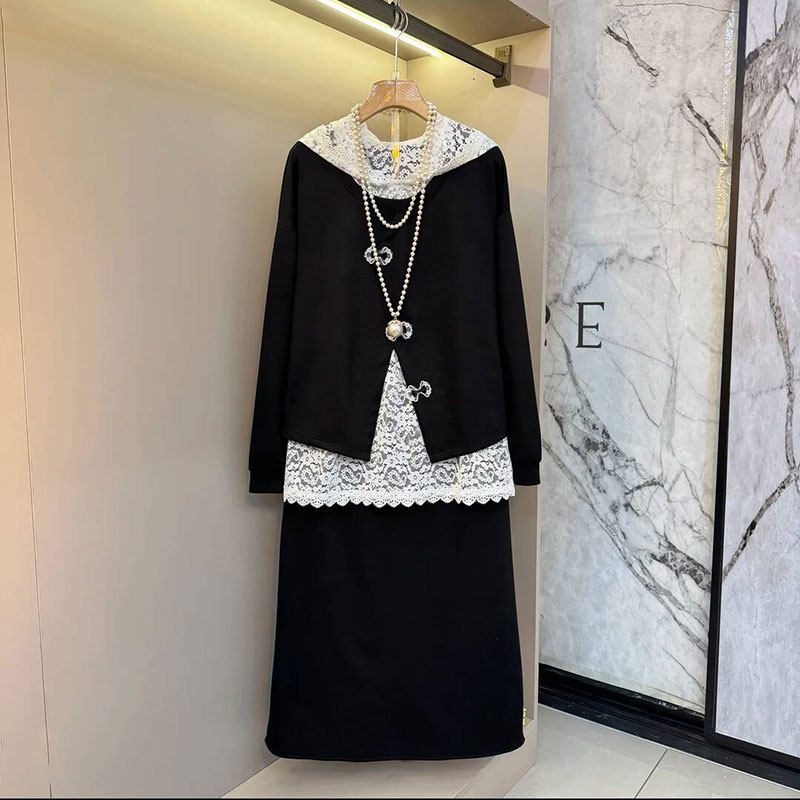 2026新款大码女装蝴蝶结百搭显瘦设计感马甲蕾丝内搭半身裙套装女,女装/女士精品,大码套装,淘宝优惠券,粉丝福利购,淘宝优惠卷