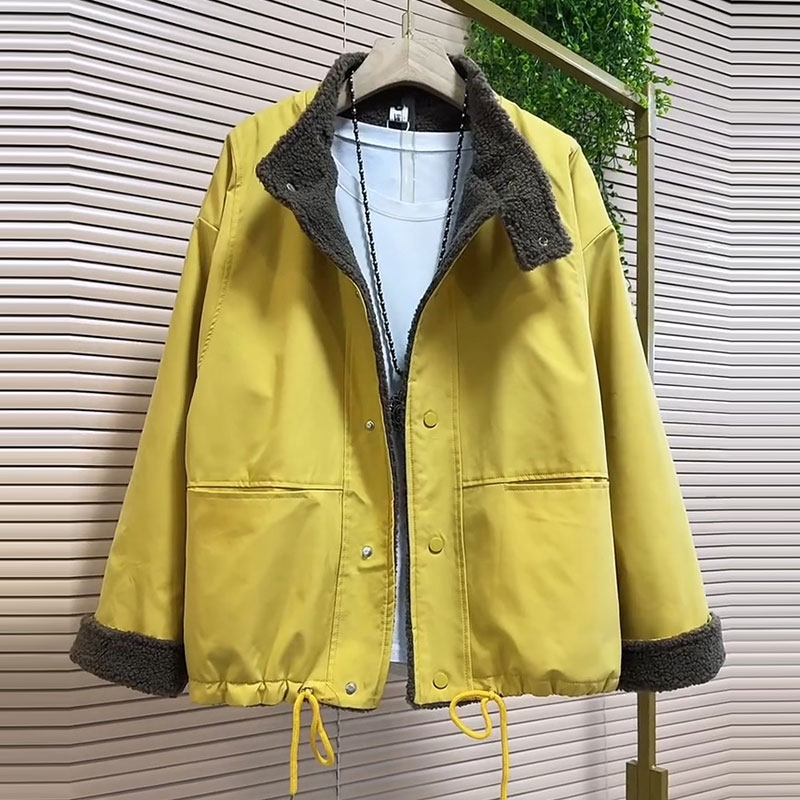 女装时尚羊羔毛上衣外套