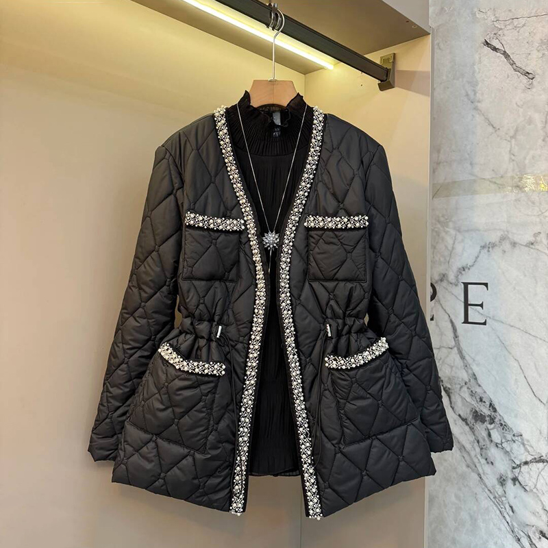 爆款韩版加厚时尚洋气小香风外套