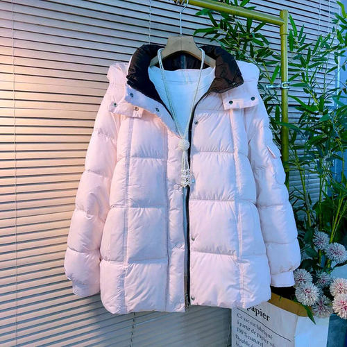 高品质韩版时尚连帽棉服外套