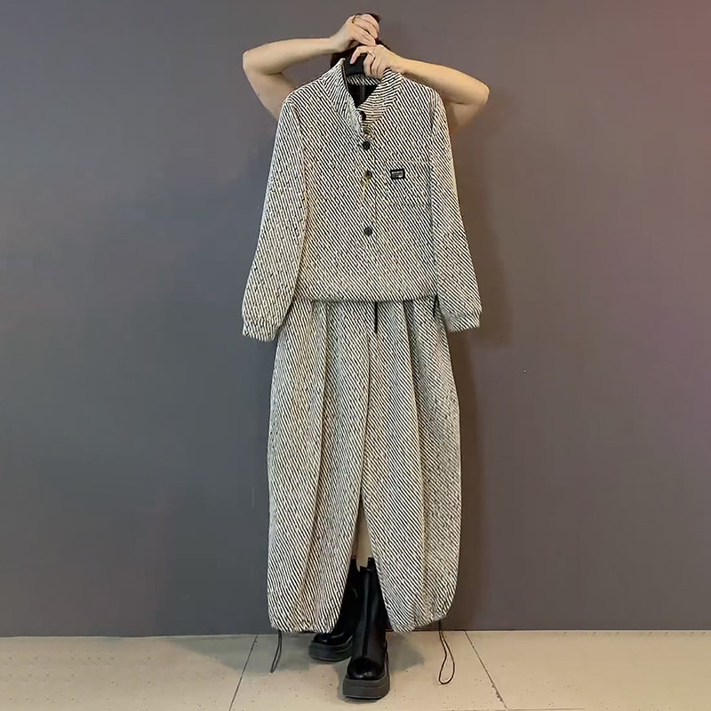 胖妹妹2026春季新款大码女装简约风半高领卫衣抽绳裤子洋气两件套,女装/女士精品,大码套装,淘宝优惠券,粉丝福利购,淘宝优惠卷