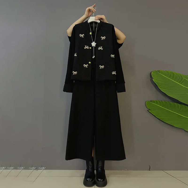 胖妹妹春季新款大码女装时尚洋气高级减龄马甲打底裤子显瘦三件套,女装/女士精品,大码套装,淘宝优惠券,粉丝福利购,淘宝优惠卷