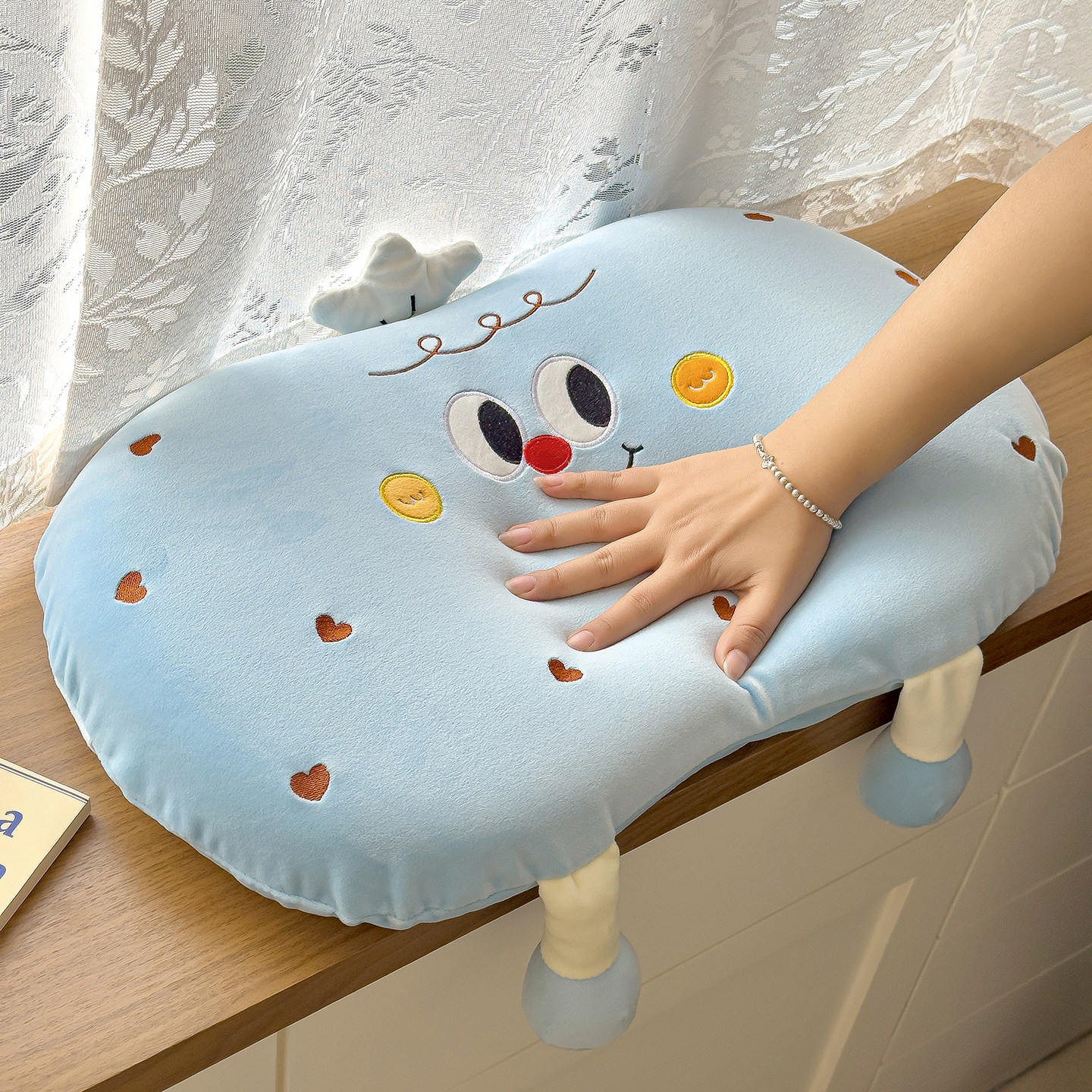 卡通幼儿园宝宝绒猫肚枕头记忆枕儿童午睡枕芯学生枕可拆洗26新款,床上用品,记忆棉枕,淘宝优惠券,粉丝福利购,淘宝优惠卷