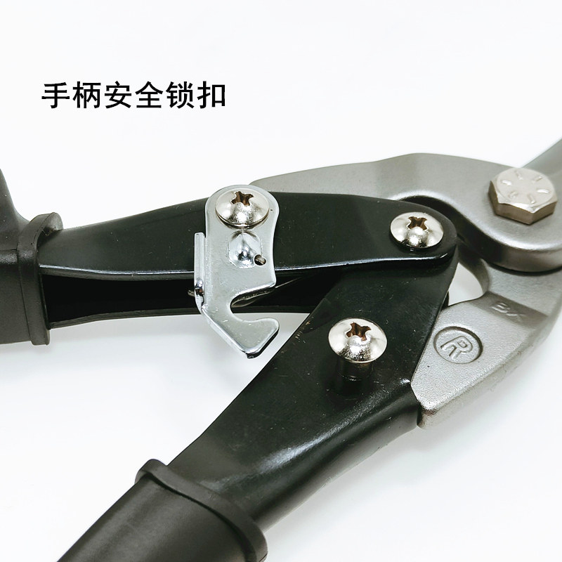 ALLPRO 아폴로 수입 항공 가위 스테인레스 스틸 철 가위 직선 왼쪽 및 오른쪽 곡선 입 흰색 철 가위 AP01012