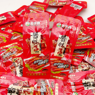 拍手鸭舌头温州特产酱卤鸭舌香辣即食零食小吃休闲食品开袋卤味