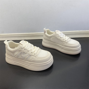 断码处理真皮女鞋2026春季新款青年潮流爆款韩版小白鞋深口女板鞋