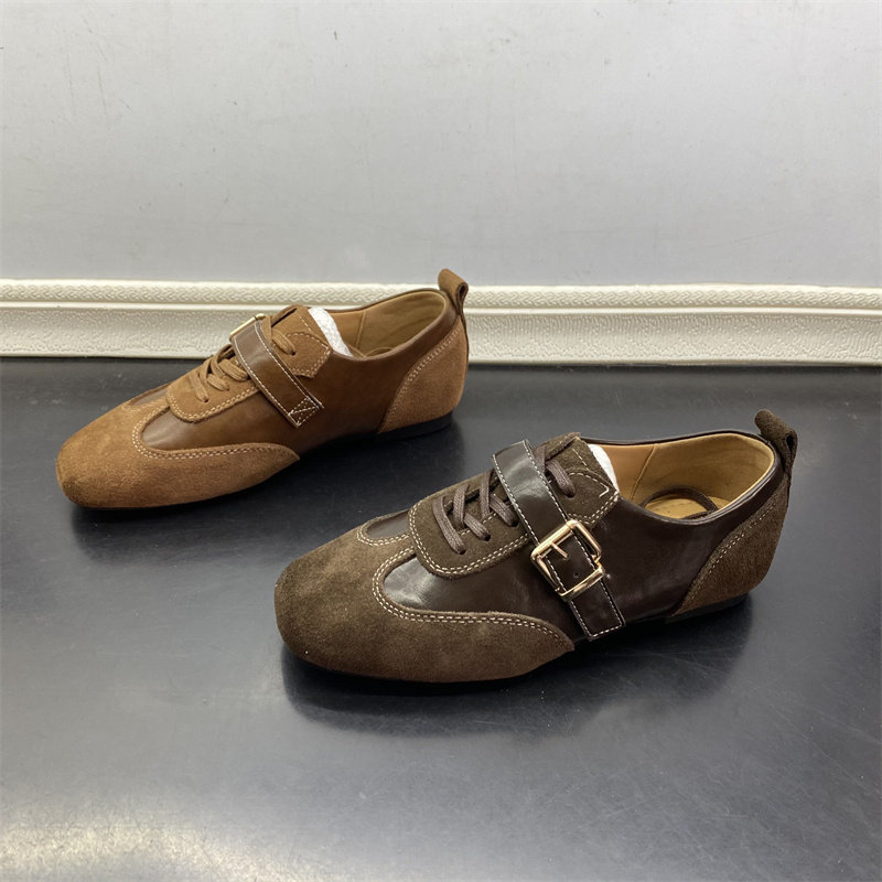 断码处理真皮女鞋2026春季新款皮带扣方头套脚深口低跟英伦女单鞋,女鞋,时尚休闲鞋,淘宝优惠券,粉丝福利购,淘宝优惠卷