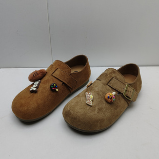 厂家断码处理女鞋2026春季新款可爱卡通软底复古勃肯鞋时尚单鞋40