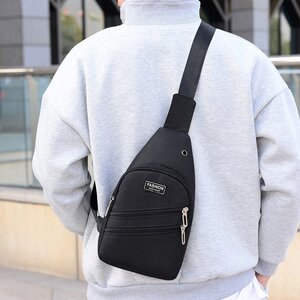 2020胸包男韩版斜挎包休闲牛津布小包背包单肩包男包胸前包潮图片